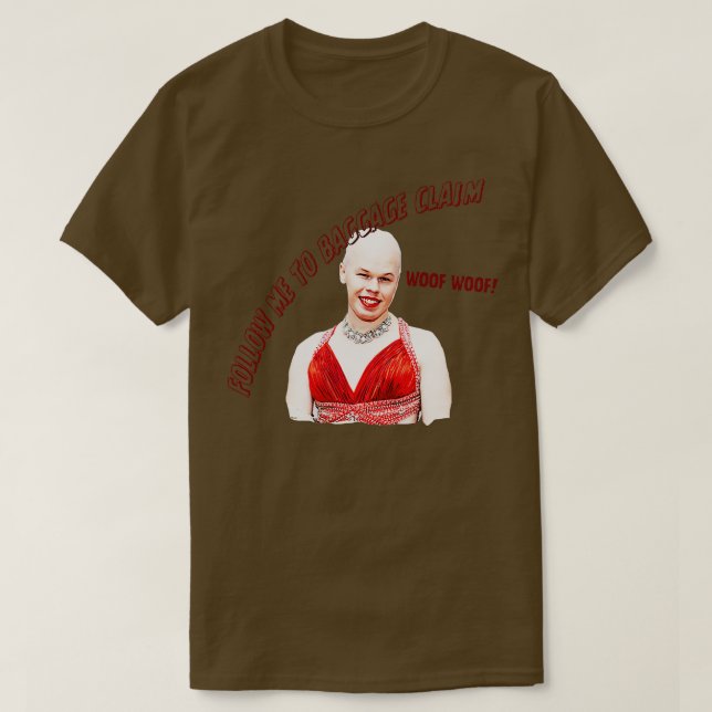 Bagageanspråksbagage T Shirt (Design framsida)