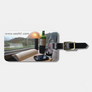 Bagageetikett för Seat61 TGV Bagagebricka