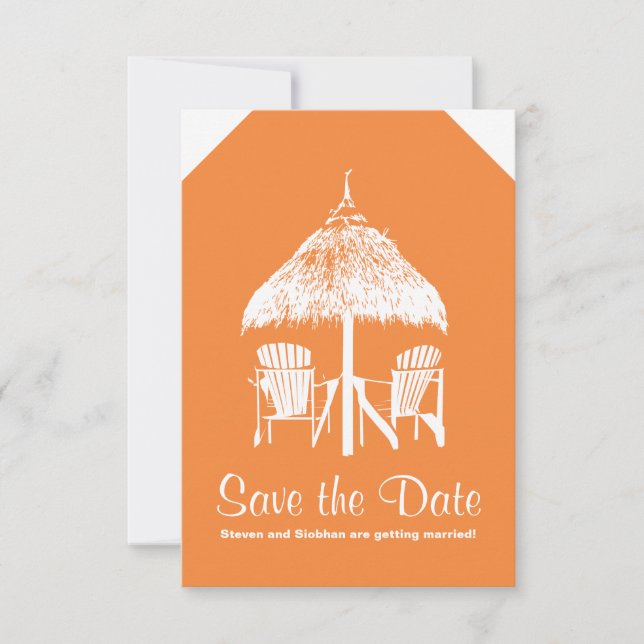 Bagageetikett till Jamaica Inbjudningar (Framsida)