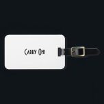 Bagagemärkre Bagagebricka<br><div class="desc">Bär på! Bagagemärkre</div>