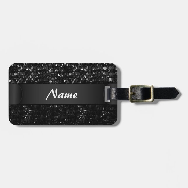 Bagagemärkre Crystal Bling Strass Bagagebricka (Horisontell Framsida)