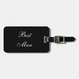 Bagagemärkre "för bäst man" bagagebricka