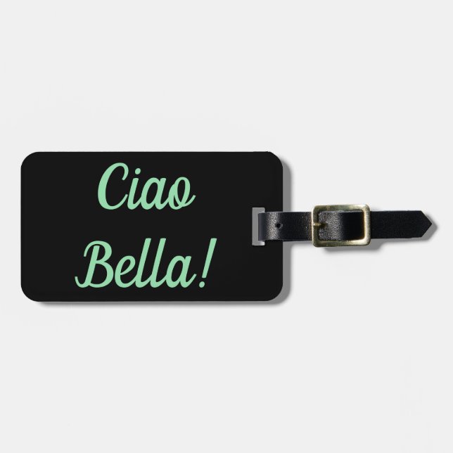 Bagagemärkre för Ciao Bella Bagagebricka (Horisontell Framsida)