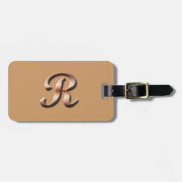 Bagagemärkre för Monogram R Bagagebricka