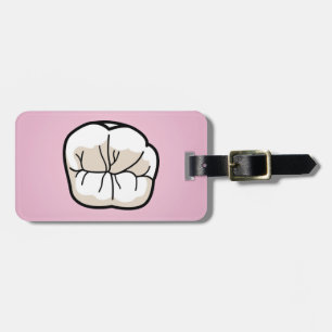 Bagagemärkre för tand [ROSA] Bagagebricka