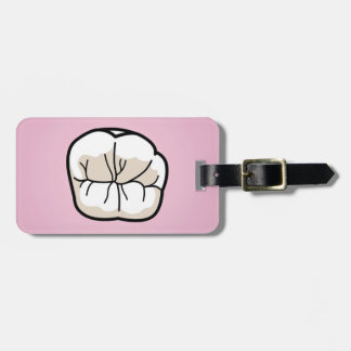 Bagagemärkre för tand [ROSA] Bagagebricka