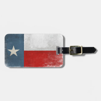 Bagagemärkre med den kalla Texas flagga Bagagebricka