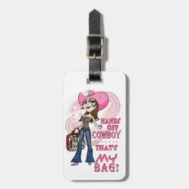 Bagagemärkre med en sassy inställning bagagebricka