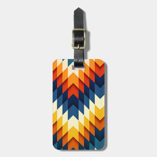 Bagagemärkren med läder fäster bagagebricka (Vertikal Framsida)