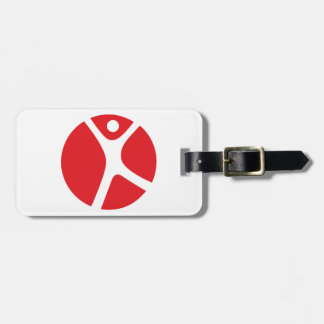 Bagagemärkren med läder fäster för Solo reser Bagagebricka