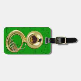Bagagemärkren - Sousaphone - välj färg Bagagebricka