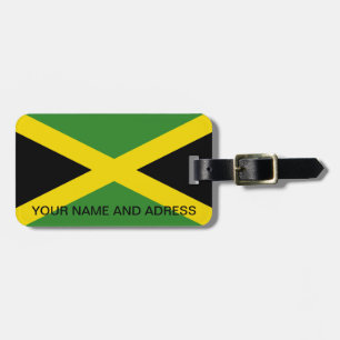 Bagagetag med Flagga Jamaica Bagagebricka