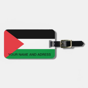 Bagagetag med Palestinas Flagga Bagagebricka