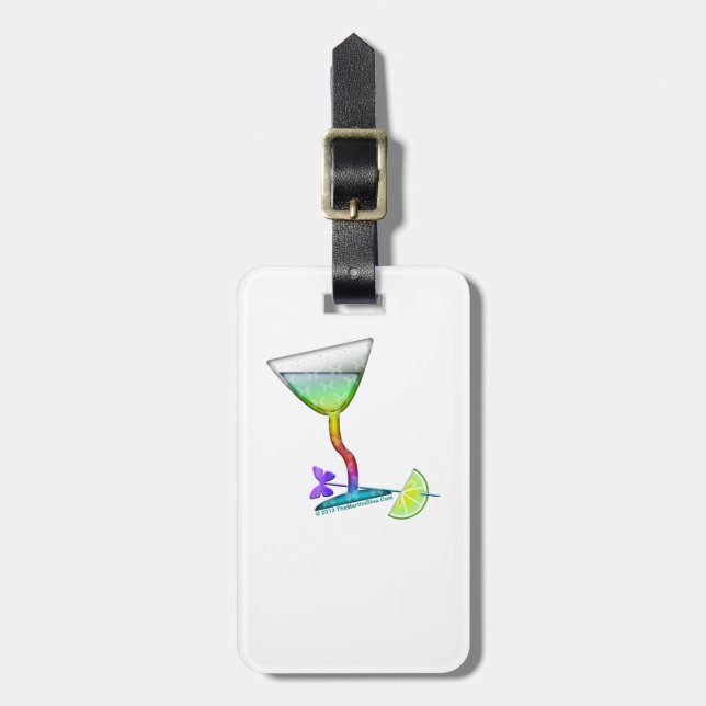 BAGAGETIKETTER - FJÄRIL MARTINI BAGAGEBRICKA (Vertikal Framsida)