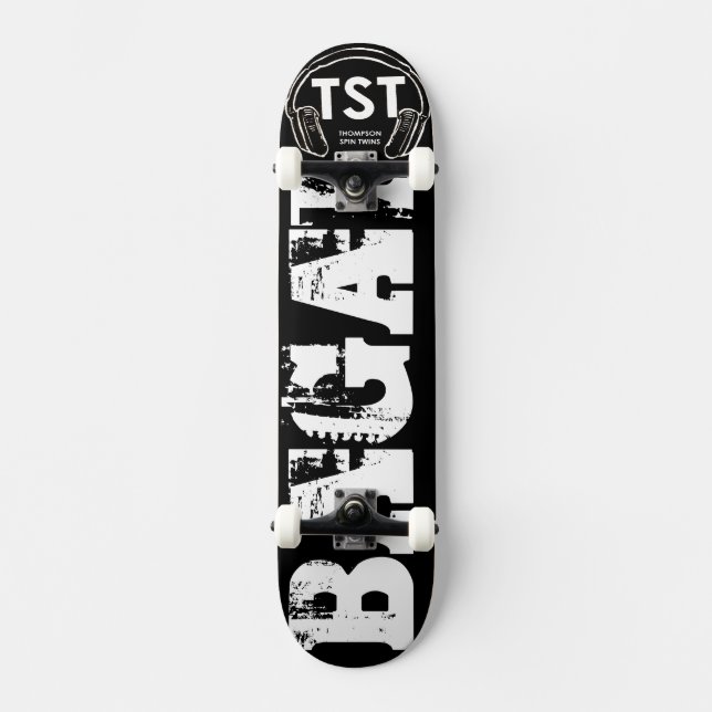 BAGAI/TST-skateboard Mini Skateboard Bräda 18,5 Cm (Framsida)