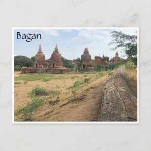 bagan gammal stupas vykort