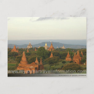 Bagan Monuments Vykort