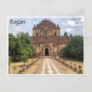 Bagan-templet Myanmar Vykort