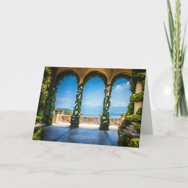 Bågar av italien förbigår kort för hälsning 5x7 (Framsida)