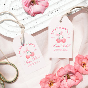 Bågar & Babes Coquette Körsbär Möhippa Presentetikett