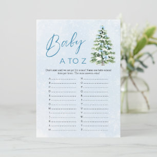 Bågar Jul Baby Artiklar A till Ö Baby Shower Spel Inbjudningar