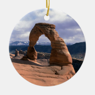 Bågar nationalpark, Utah Julgransprydnad Keramik