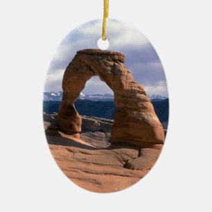 Bågar nationalpark, Utah Julgransprydnad Keramik