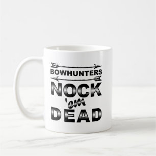 Bågar Nock'em Dead Roligt Jaktmugg Kaffemugg
