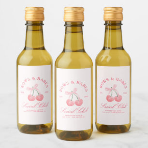 Bågar & Tjejers Koketta Körsbär Möhippa Vinetikett
