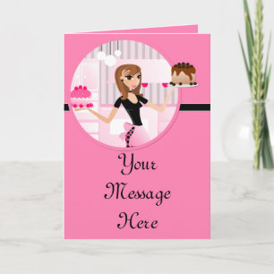 Bagare/bageri/konditor 5 hälsningkort helgkort