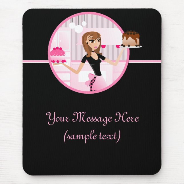 Bagare/bageri-/konditorMousepad design 4 Musmatta (Framsidan)