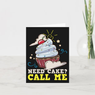 Bagare Bakningstårta Cupcake Present  Kort