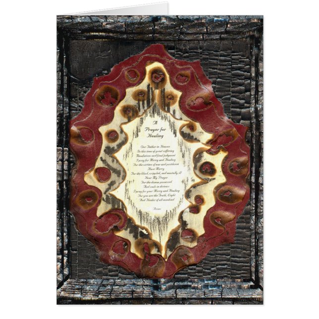 Bägare för läkning hälsningskort (Framsidan)