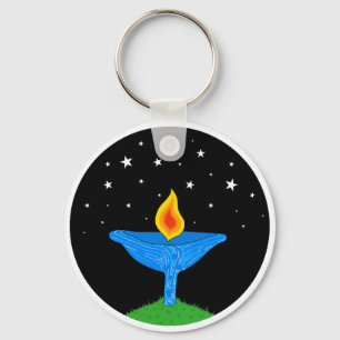 Bägare Keychain Nyckelring