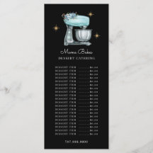 Bagare Konditor Akvarell Bakredskap Svart