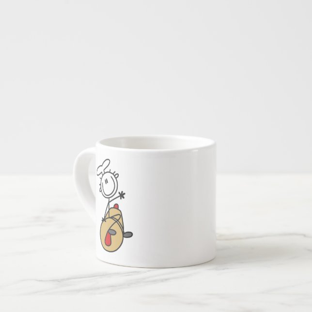 Bagare med rullningsjärn espressomugg (Framsida vänster)