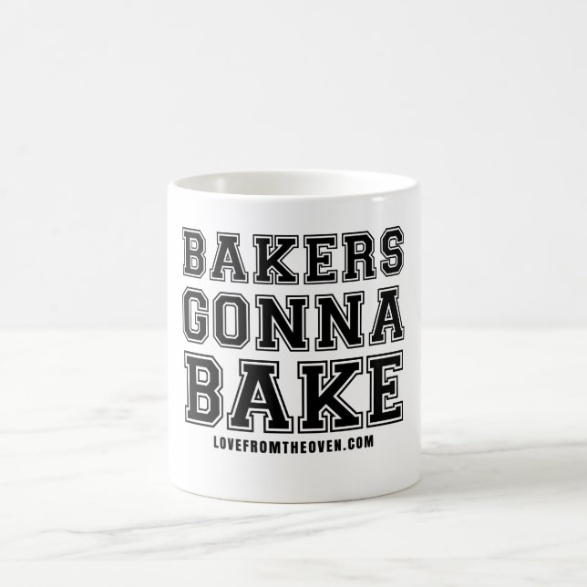 Bagare som går att baka muggen kaffemugg (Center)