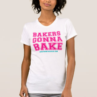 Bagare som går att baka skjortan tee shirt