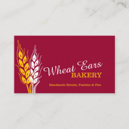 Bagarebagerivete gå i ax röda gula visitkortar visitkort