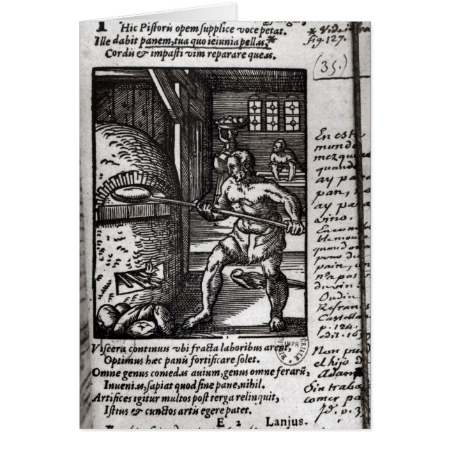 Bagaren Hälsningskort (Framsidan)