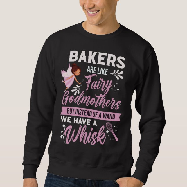 bagares sötsugna muffinsmörgås bakning lång ärmad tröja (Framsida)