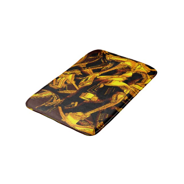 Bagass eller biet av dehydratiserat tangerinskal badrumsmatta (Vinklad)