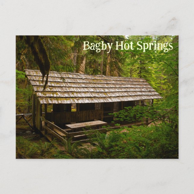 Bagby Hett Vår Mt Huva National Forest Oregon Vykort (Framsida)