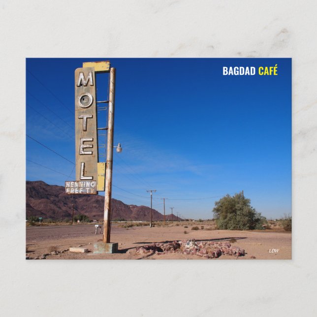 Bagdad Café Vykort (Framsida)