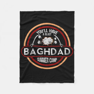 Bagdad Sommarläger _ Iraks militära Krig Veteran Fleecefilt