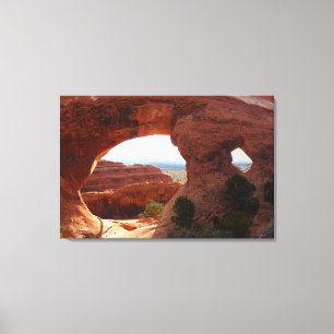 Båge Arch I i Arches nationalpark Canvastryck