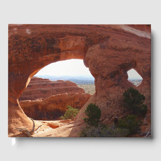 Båge Arch I i Arches nationalpark Gästböcker (Framsida)