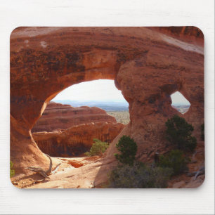 Båge Arch I i Arches nationalpark Musmatta