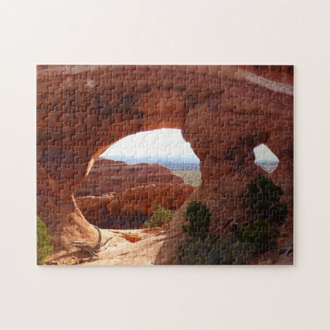 Båge Arch I i Arches nationalpark Pussel (Horisontell)