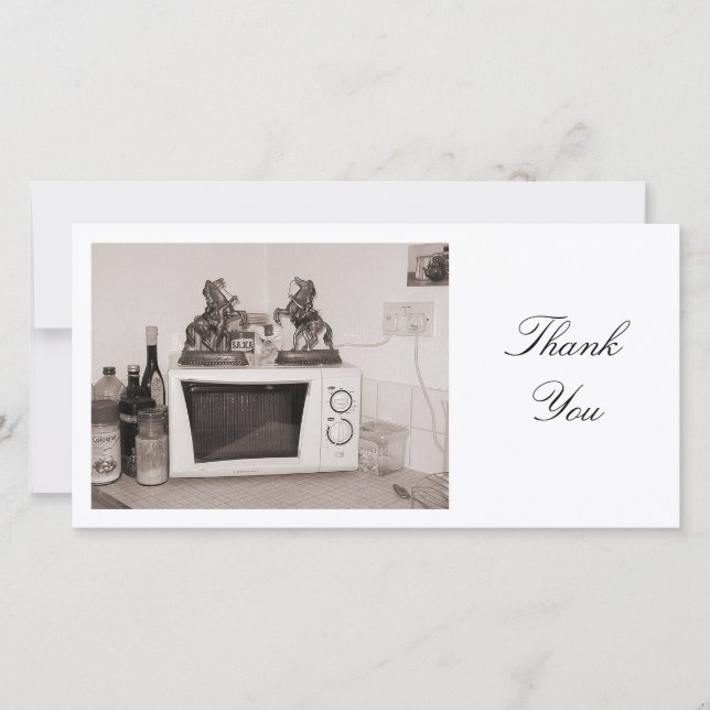 Båge av mikrovågen - tack (Framsida)